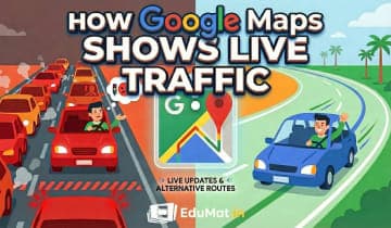How Google Maps Shows Live Traffic